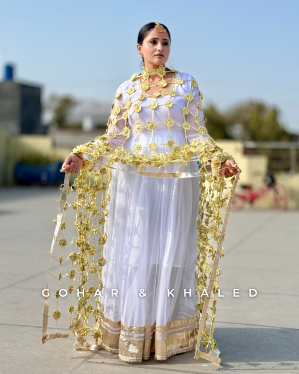 Handmade Gotta Dupatta - Image 5