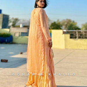 Crushed Fabric Silk & Net Maxi - Image 9