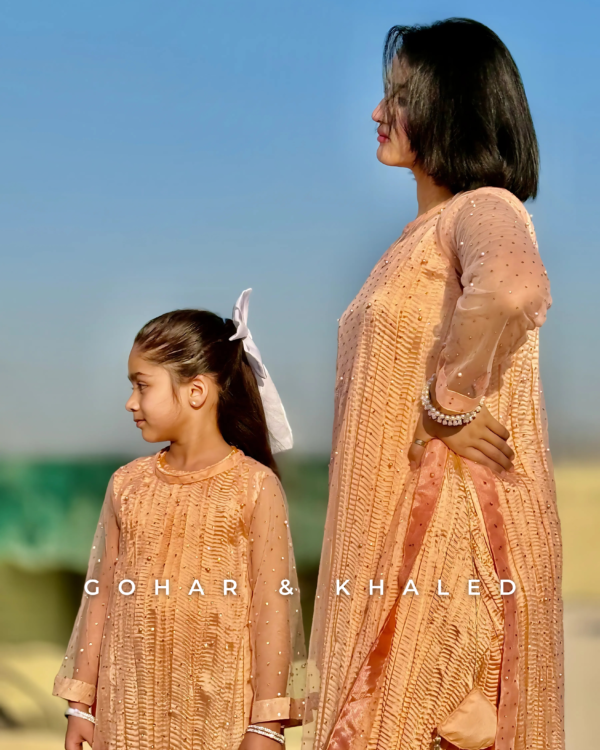 Crushed Fabric Silk & Net Maxi - Image 6