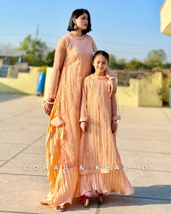 Crushed Fabric Silk & Net Maxi - Image 7