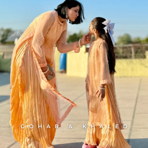 Crushed Fabric Silk & Net Maxi - Image 4