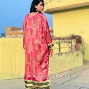 Silk Kaftan Dress - Image 3
