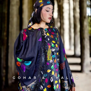 Digital Printed Lawn Stitched Dress - Image 3