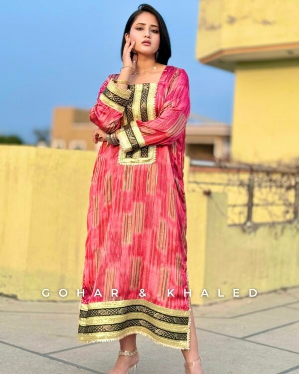 Silk Kaftan Dress - Image 2